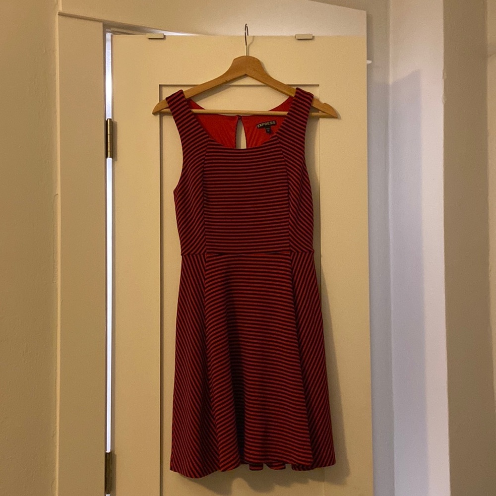 Express striped dress